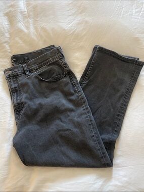 Lucky Brand Men's Straight Jeans in Charcoal Gray